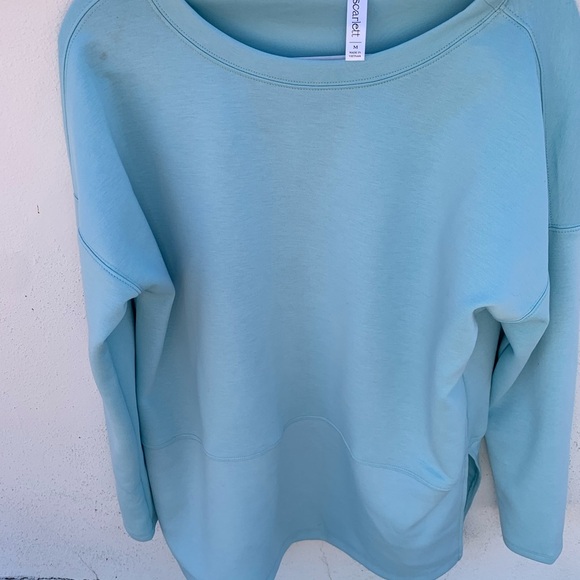 Dear Scarlett Set 2 piece Top with side slits and bottoms with pockets Ne'er - Picture 6 of 6